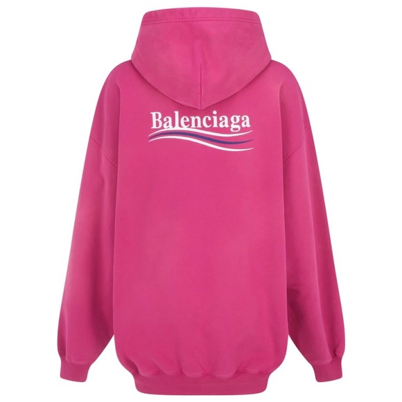 Tops - BALENCIAGA Oversized Sweatshirt Unisex XS Fuscia